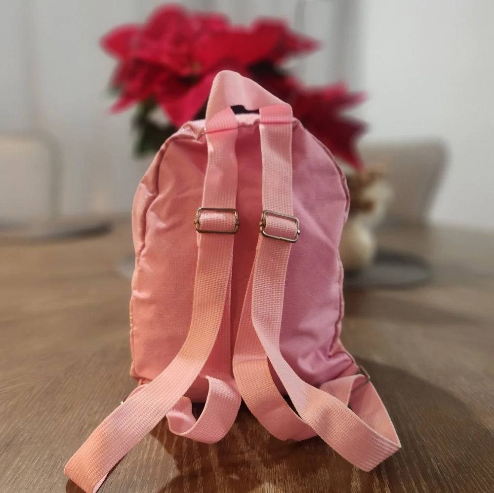 Pink Sequins Mini Backpack 8